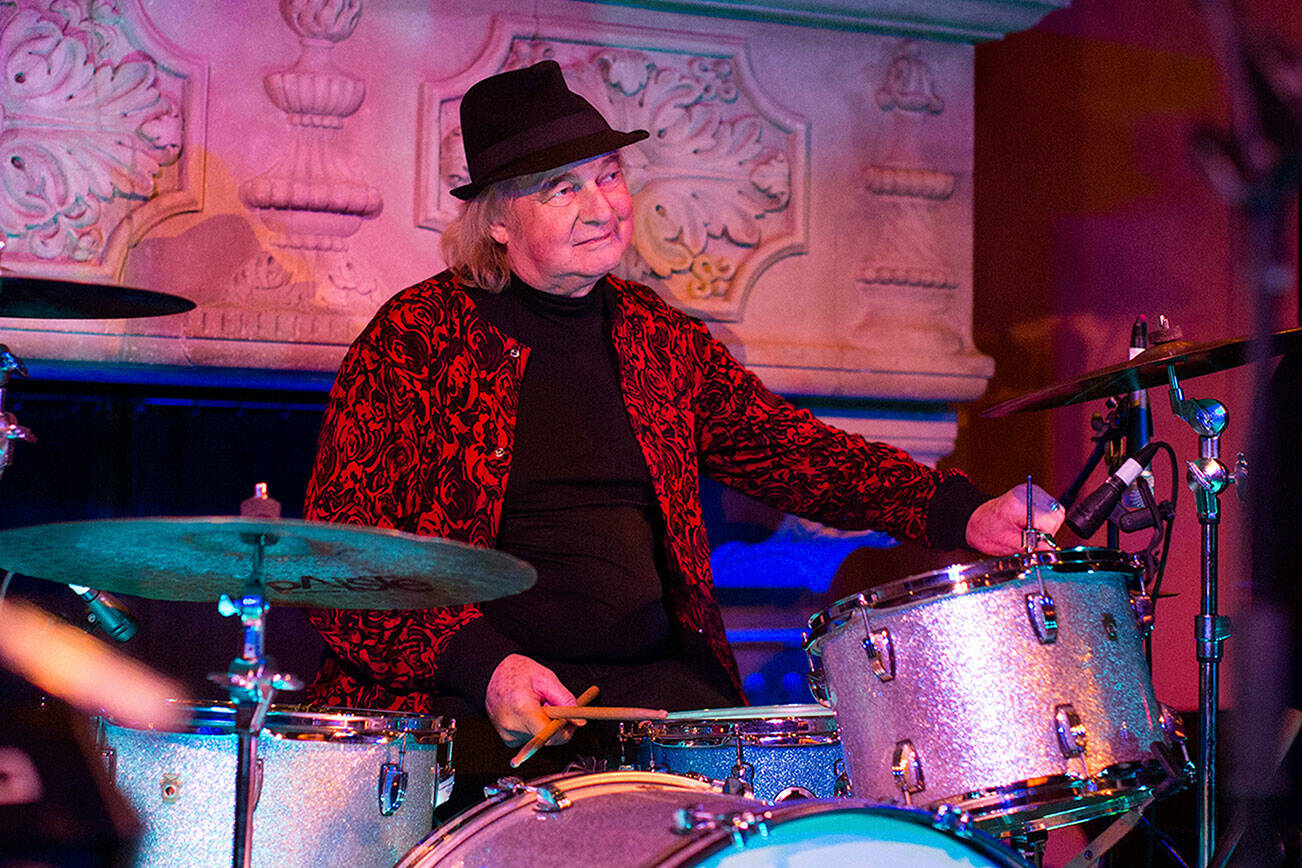 FILE - Alan White performs at Jonathan Cain and Friends at Rose Bar on April, 8, 2017, in New York. White, the longtime drummer for progressive rock pioneers Yes who also played on projects with John Lennon and George Harrison, has died at age 72. White’s death was announced on his Facebook page by his family. The post said he died at his Seattle-area home Thursday, May 26, 2022, after a brief illness. (Photo by Michael Zorn/Invision/AP, File)