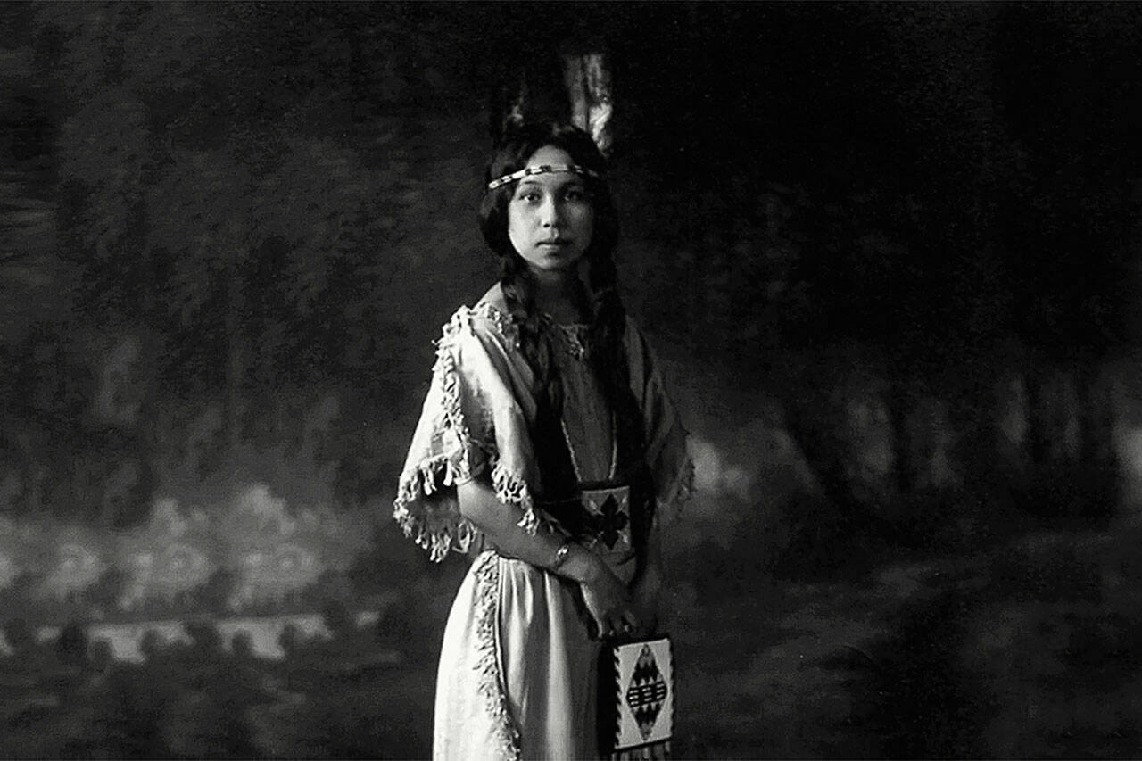 Harriette Shelton Dover, pictured here as a girl, was an iconic Tulalip Tribal leader who died in 1991. She survived brutal abuse in the federally run Tulalip Indian School. (Courtesy of Hibulb Cultural Center)