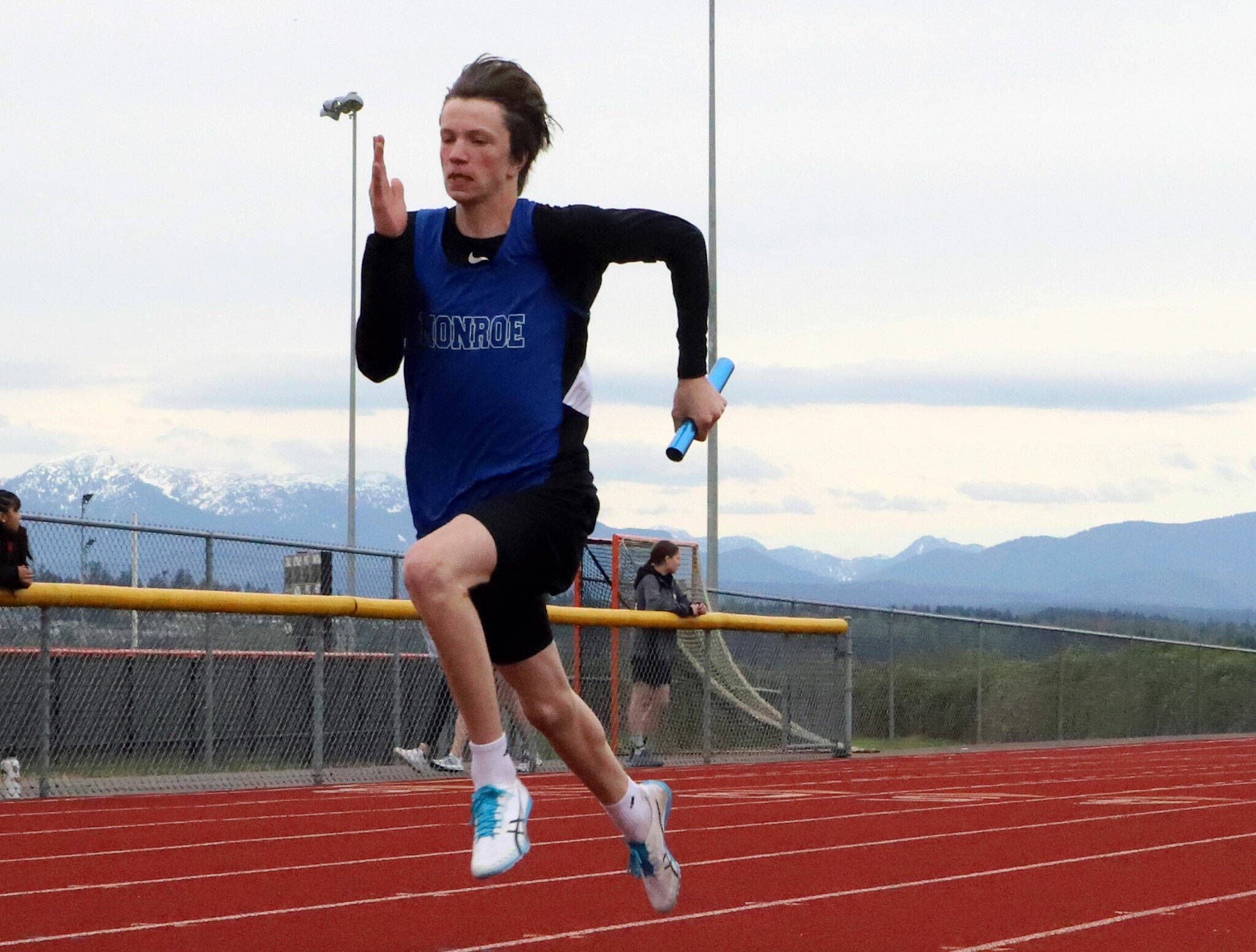 Caleb Campbell, an eight grader at Park Place Middle School in Monroe, shattered three longtime school records in track and field this past spring. (Provided photo)