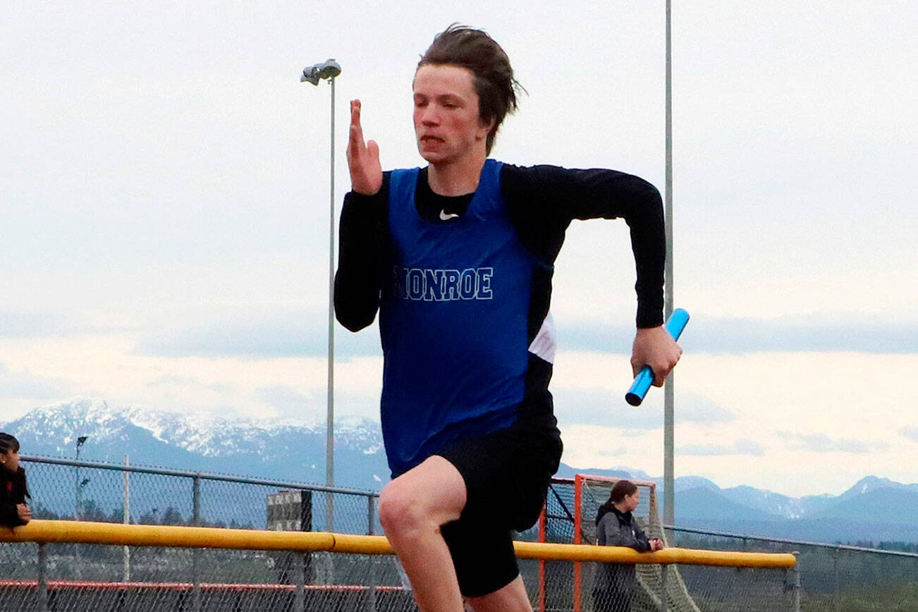 Caleb Campbell, an eight grader at Park Place Middle School in Monroe, shattered three longtime school records in track and field this past spring. (Provided photo)