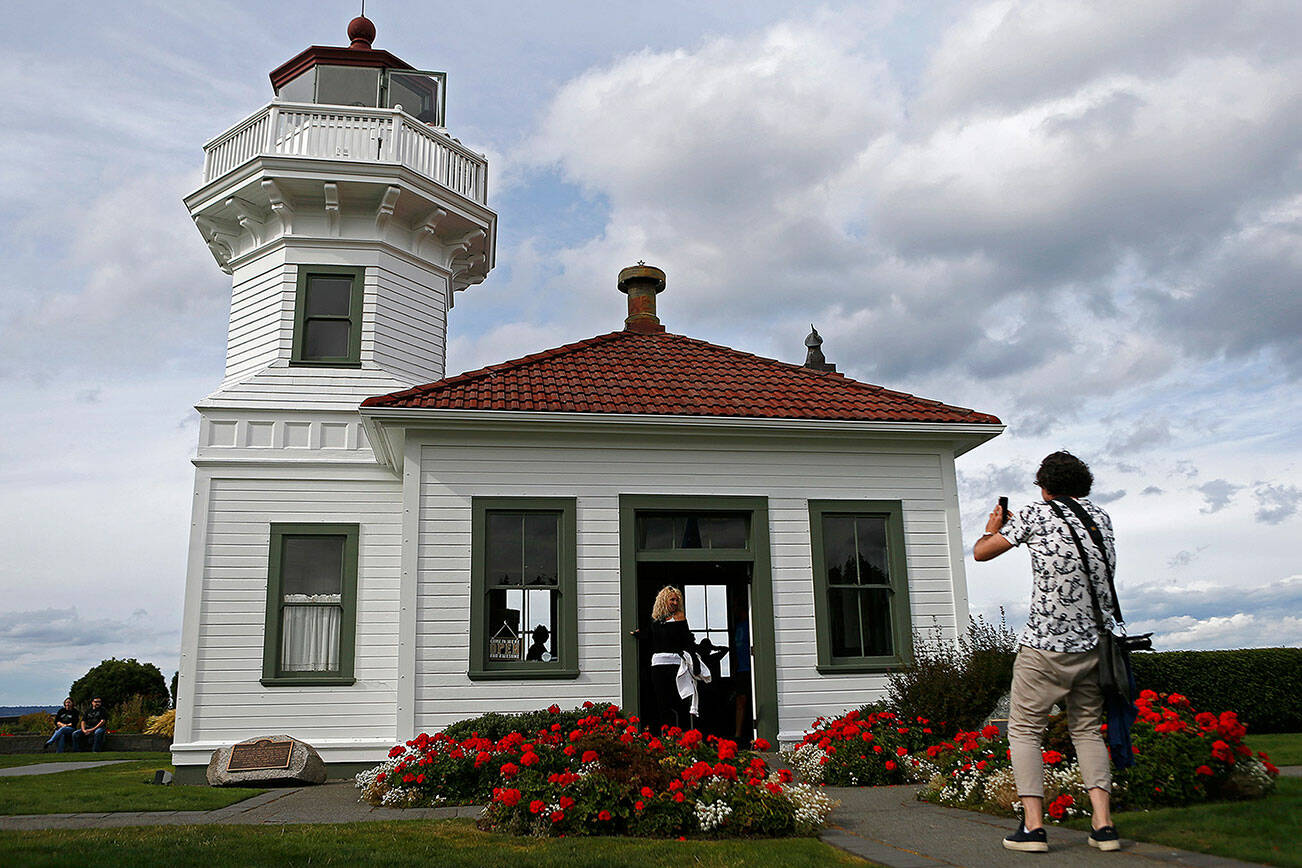 The Mukilteo Lighthouse. Built in 1906, it's one of the most iconic landmarks in Snohomish County. (Olivia Vanni / The Herald)