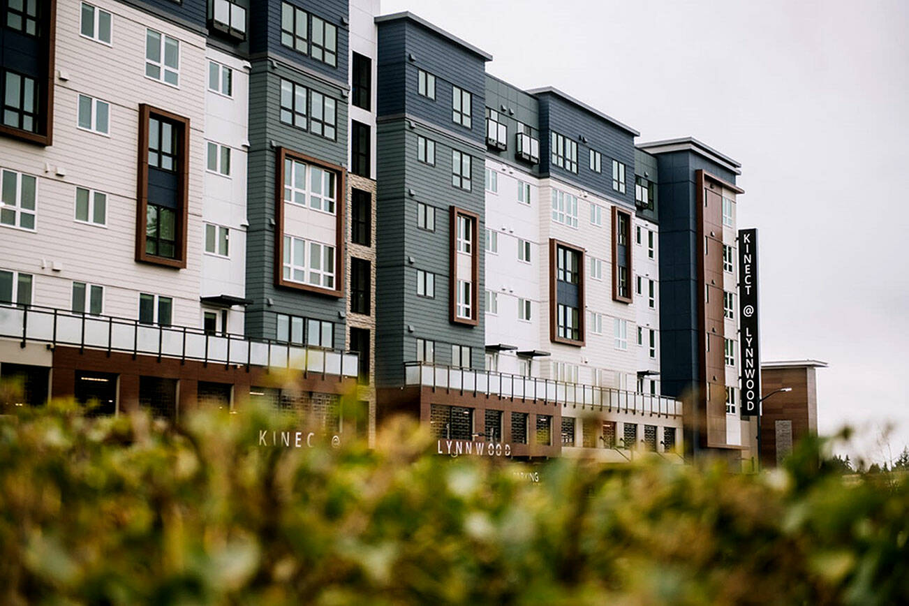 Kinect @ Lynnwood is an example of housing around the incoming light rail stations. (Contributed)