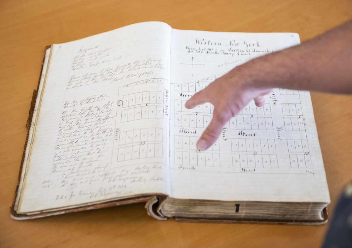 ‘Book 1’ Bookbinder’s daughter uncovers records predating Everett