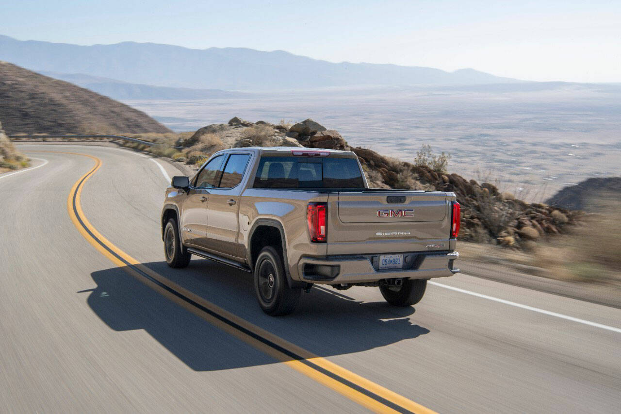GMC’s new Sierra 1500 AT4X is as much at home on the highway as it is off road. (GMC)