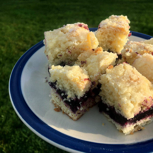 Blueberry coffee cake is a perfect summer treat. (Photo courtesy of Hazel Blue Acres)