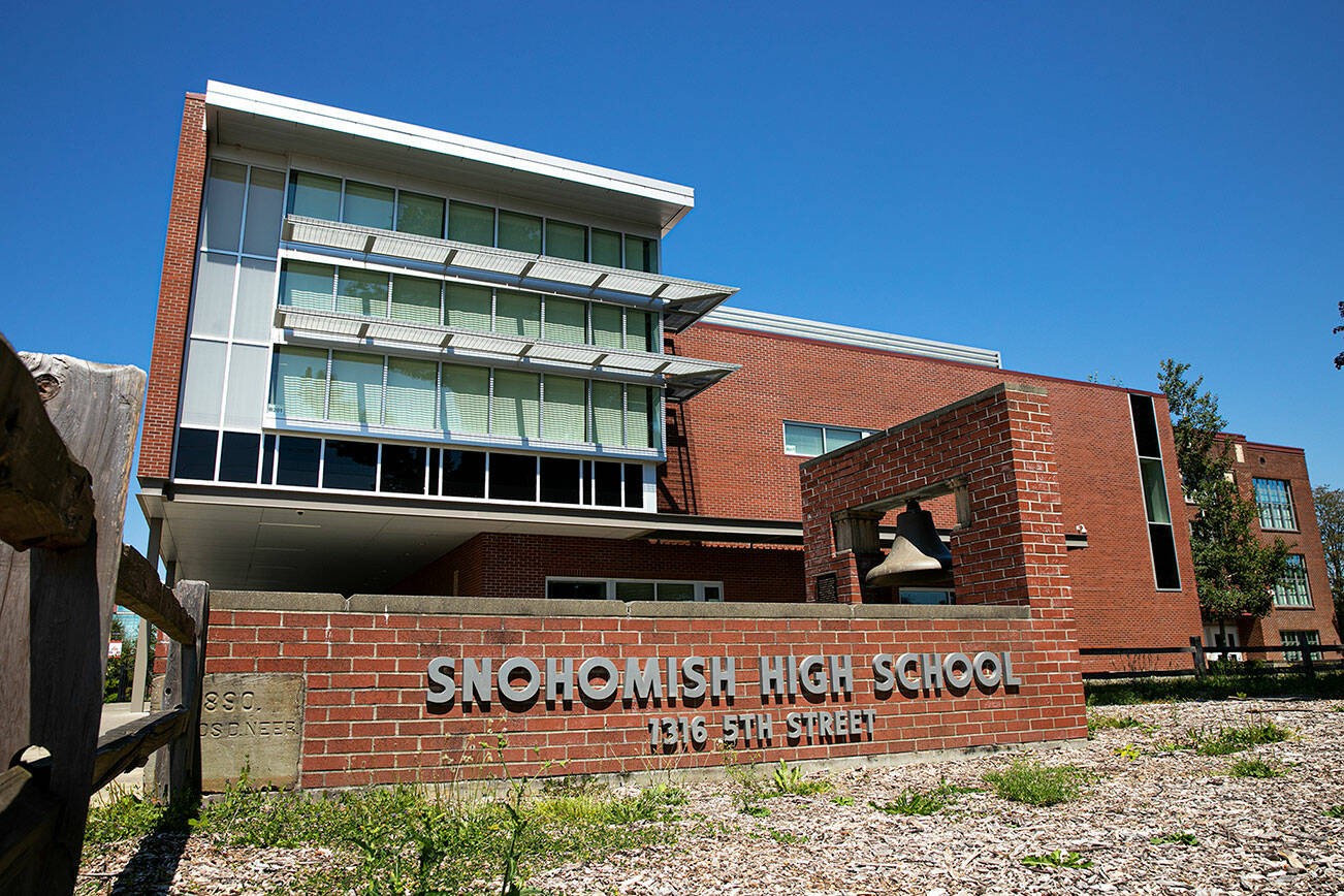 Snohomish High School is pictured Friday, July 29, 2022, in Snohomish, Washington. (Ryan Berry / The Herald)