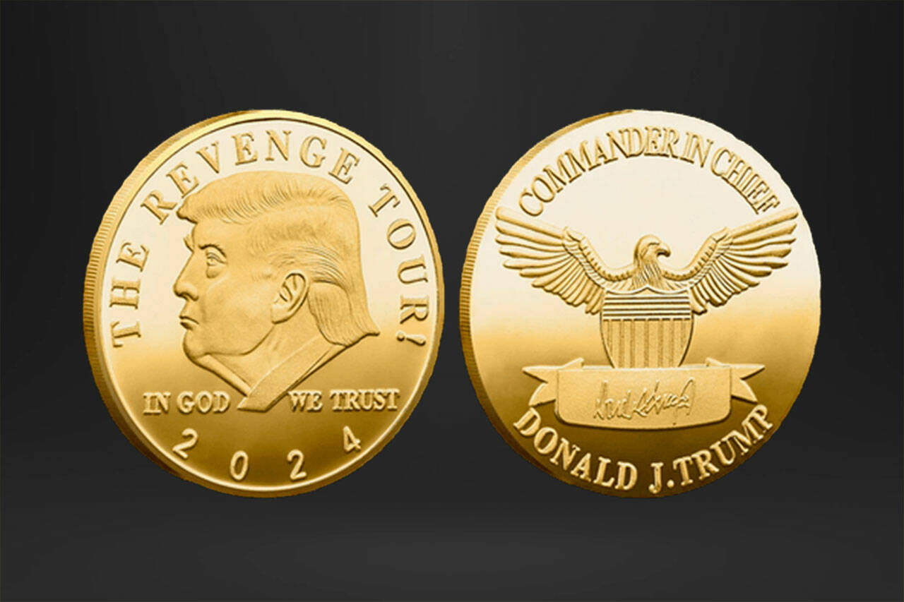 Trump 2024 Gold Plated Coin Review True Patriot Golden Trump Eagle Coins?
