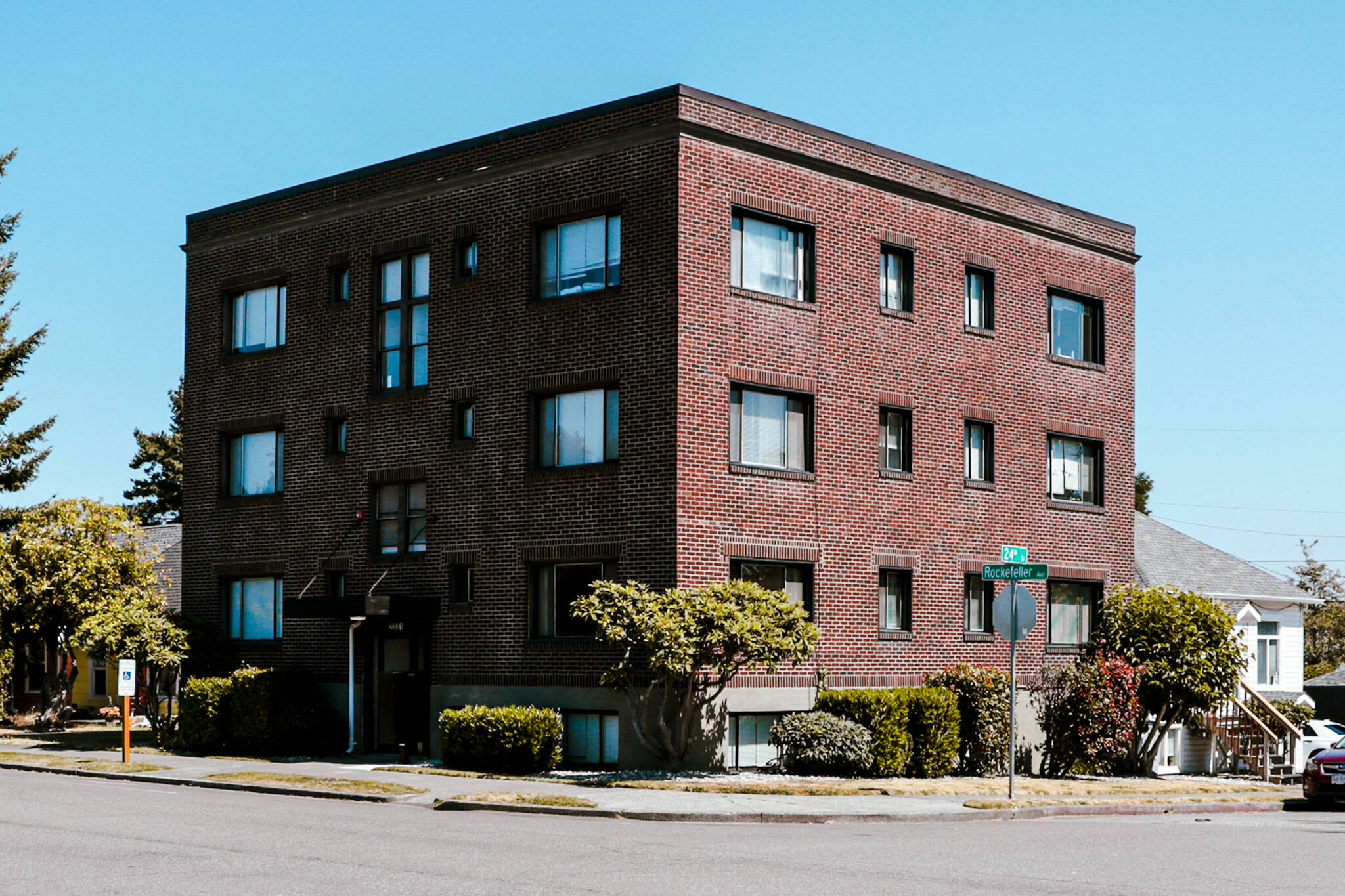 Grand Apartments’ owners are under scrutiny over alleged unpermitted electrical and plumbing work. (Kevin Clark / The Herald)