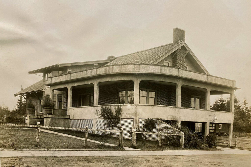 This photo from 1927 shows the Olympic Tavern, an Edmonds-area roadhouse that now functions as a residential home. (Courtesy of Brad Holden)
