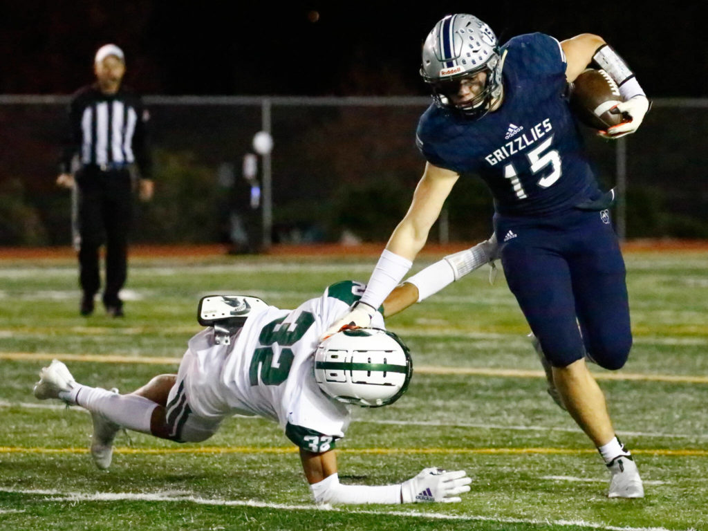 Trey Leckner and the Grizzlies are looking to build on last year’s maiden voyage to the 4A state playoffs. (Kevin Clark / The Herald)
