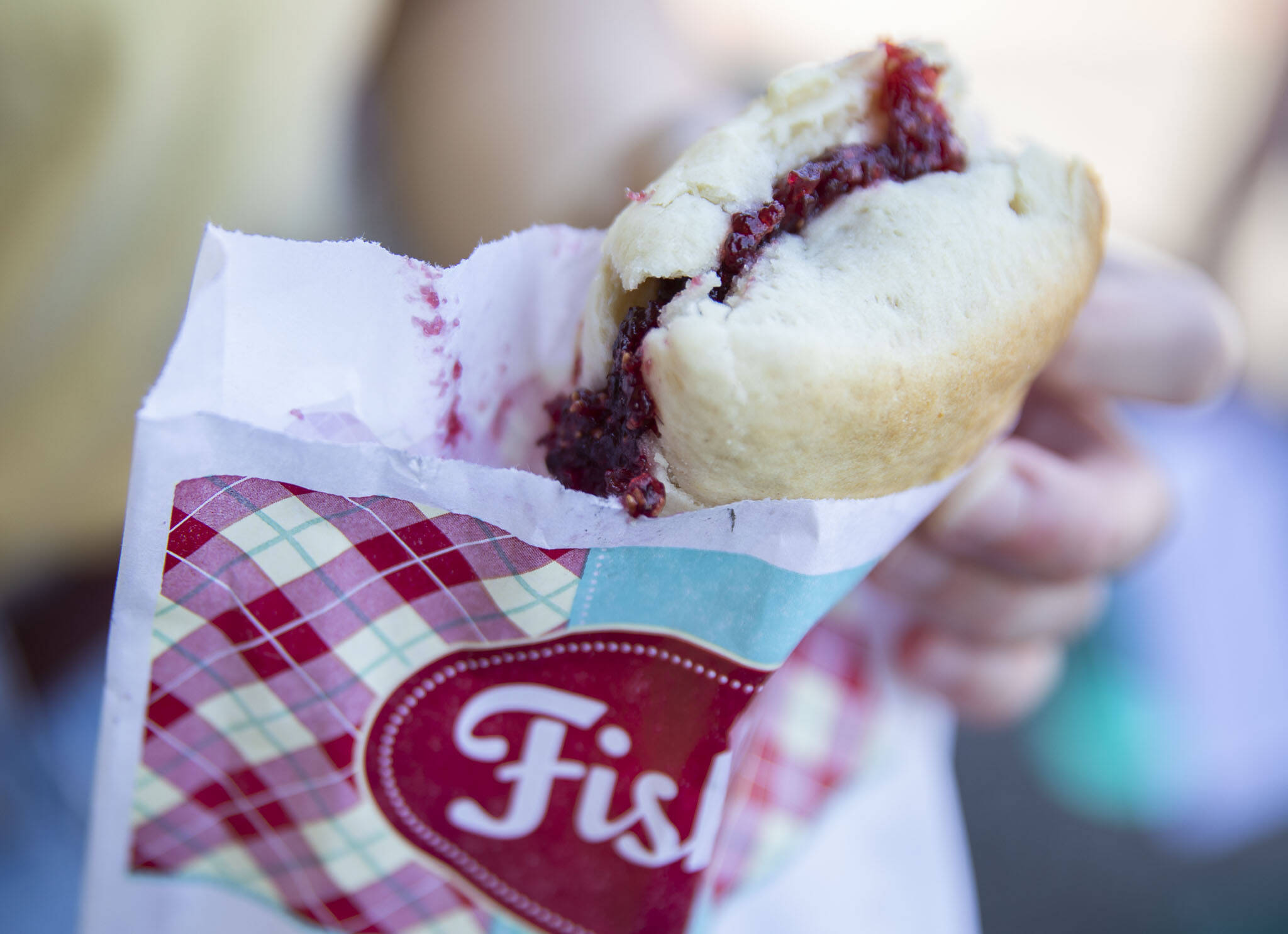 Fisher scones are a state fair classic in Washington. (Olivia Vanni / The Herald)