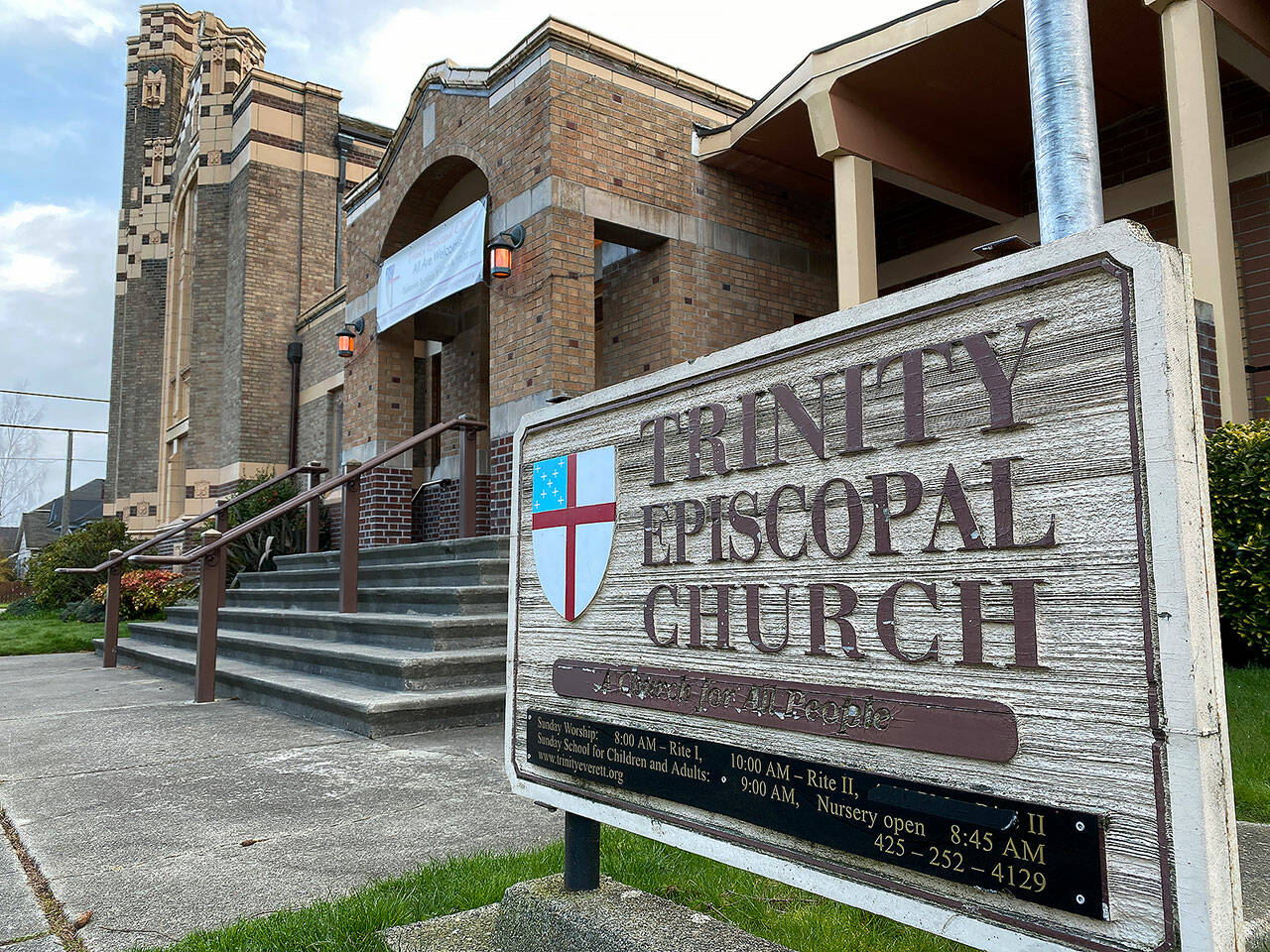 Trinity Episcopal Church in Everett is hosting a concert Sunday, Sept. 11 to raise money for restoring its 1973 pipe organ. (Sue Misao / Herald file)