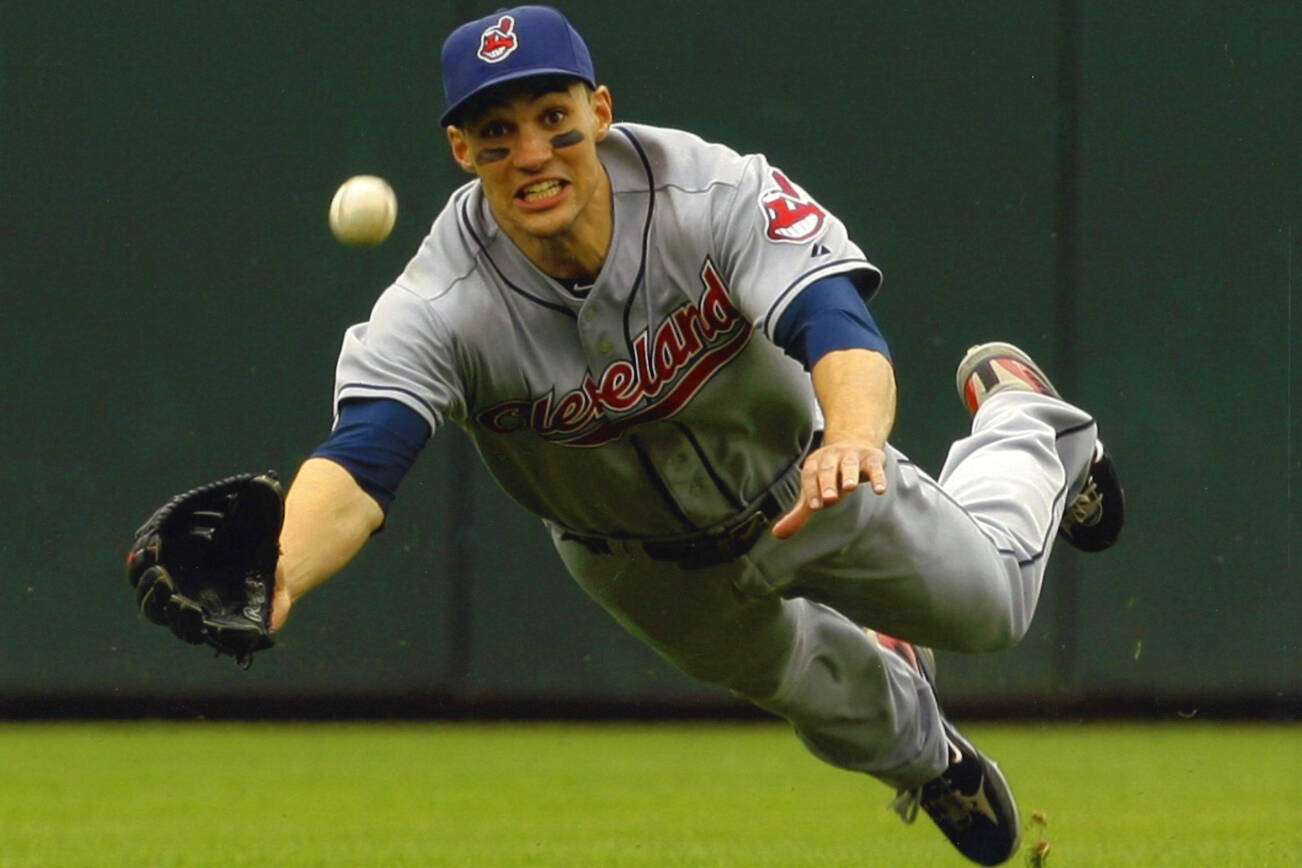 Cascade High School graduate Grady Sizemore during his time with MLB's Cleveland Indians. (Courtesy of Snohomish County Sports Commission)
