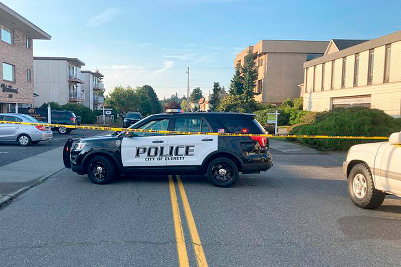 Everett police investigating shooting death near downtown