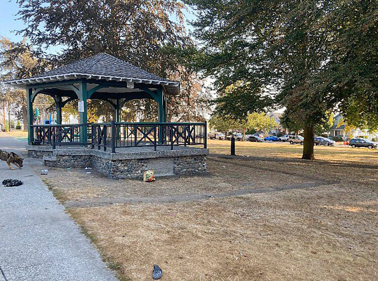 A woman was injured in an attack Sunday at Clark Park in Everett. (Everett Police Department)