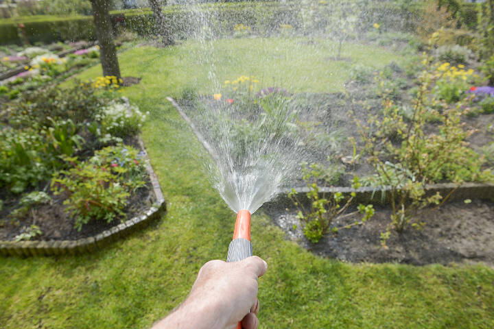 Even if you haven’t watered your landscape in the past 100 days, or watered very little, get outside and give your plants a good soak. (Getty Images)