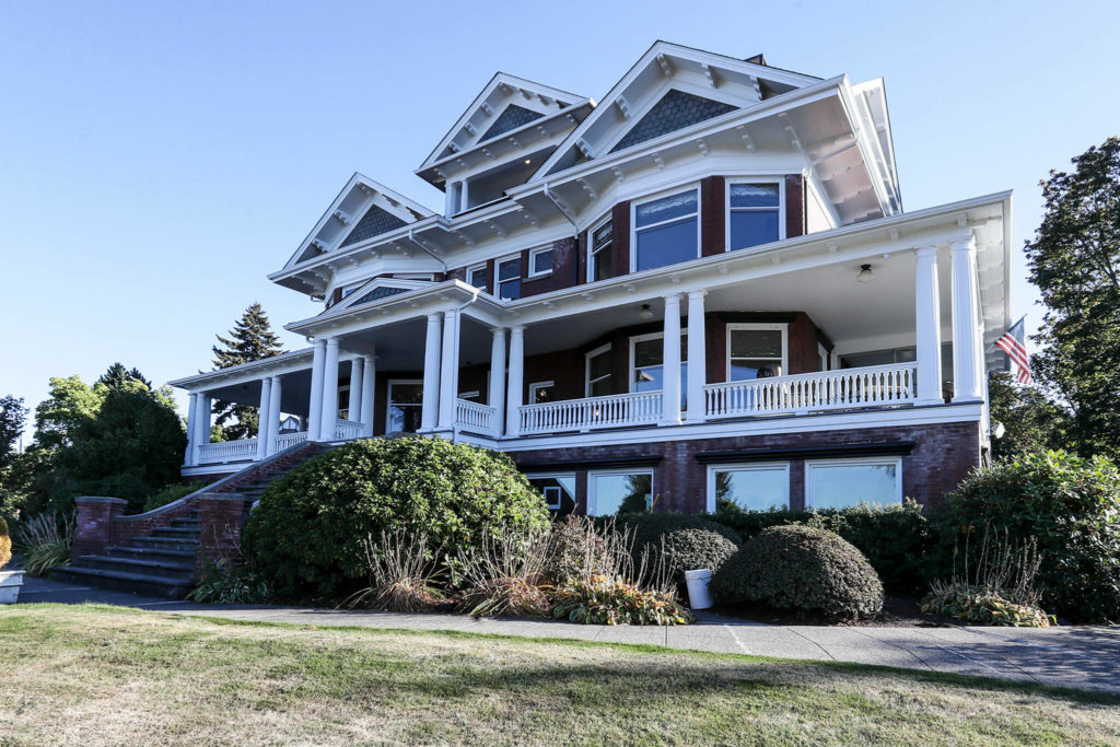 The Rucker Mansion in Everett, Washington on Oct. 11 in Everett. (Kevin Clark / The Herald)
