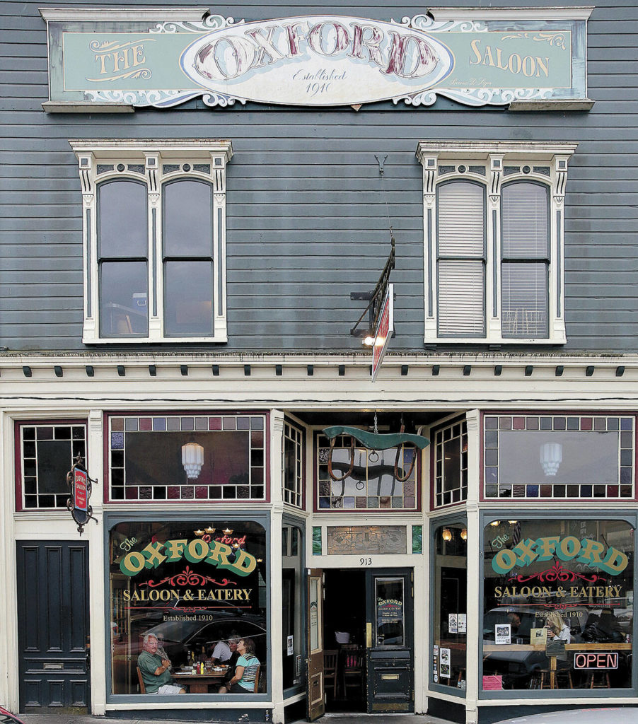 Oxford Saloon & Eatery is reported to be haunted. (Kevin Clark / The Herald)
