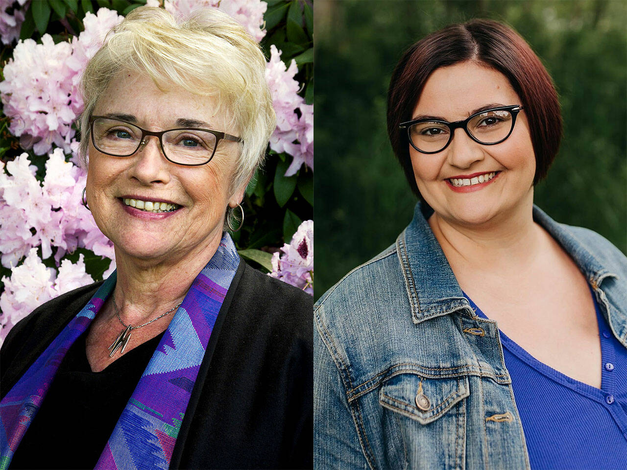 Carolyn Eslick, left, and Jessica Wadhams.