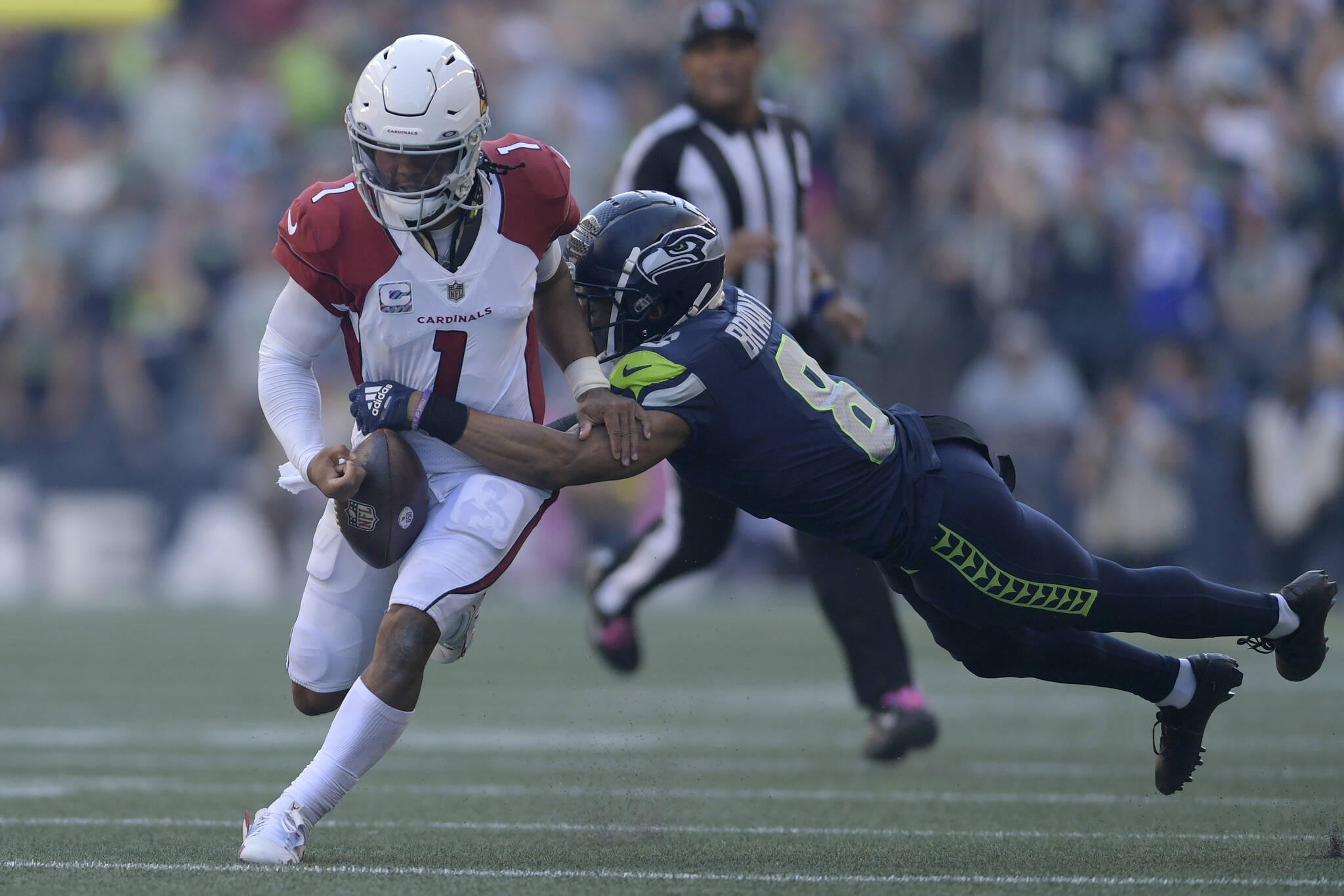 Seahawks gain share of NFC West division lead with 19-9 victory over  Arizona Cardinals