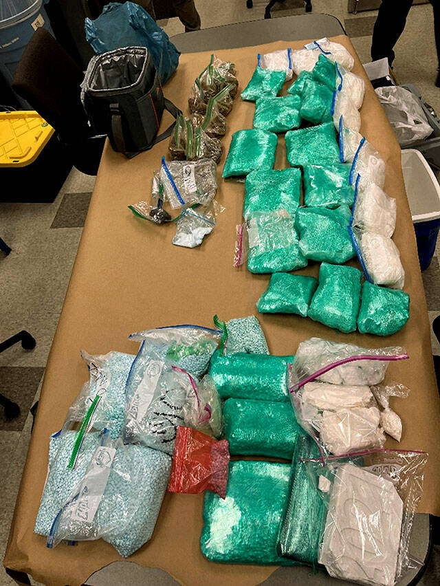 Police reported seizing $1.5 million worth of drugs from an abandoned Everett apartment last week. (Snohomish Regional Drug Task Force)