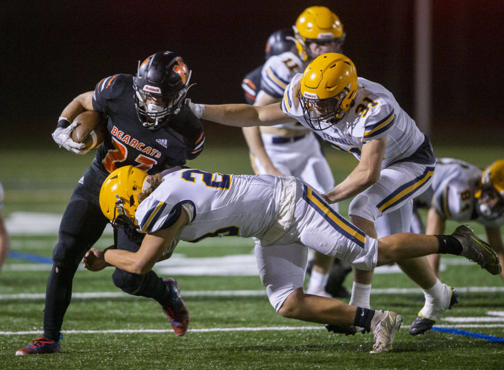 The Wesco 3A North improved to 23-4 against the Wesco 3A South in Week 9 crossover matchups over the past four full-length seasons. (Olivia Vanni / The Herald)
