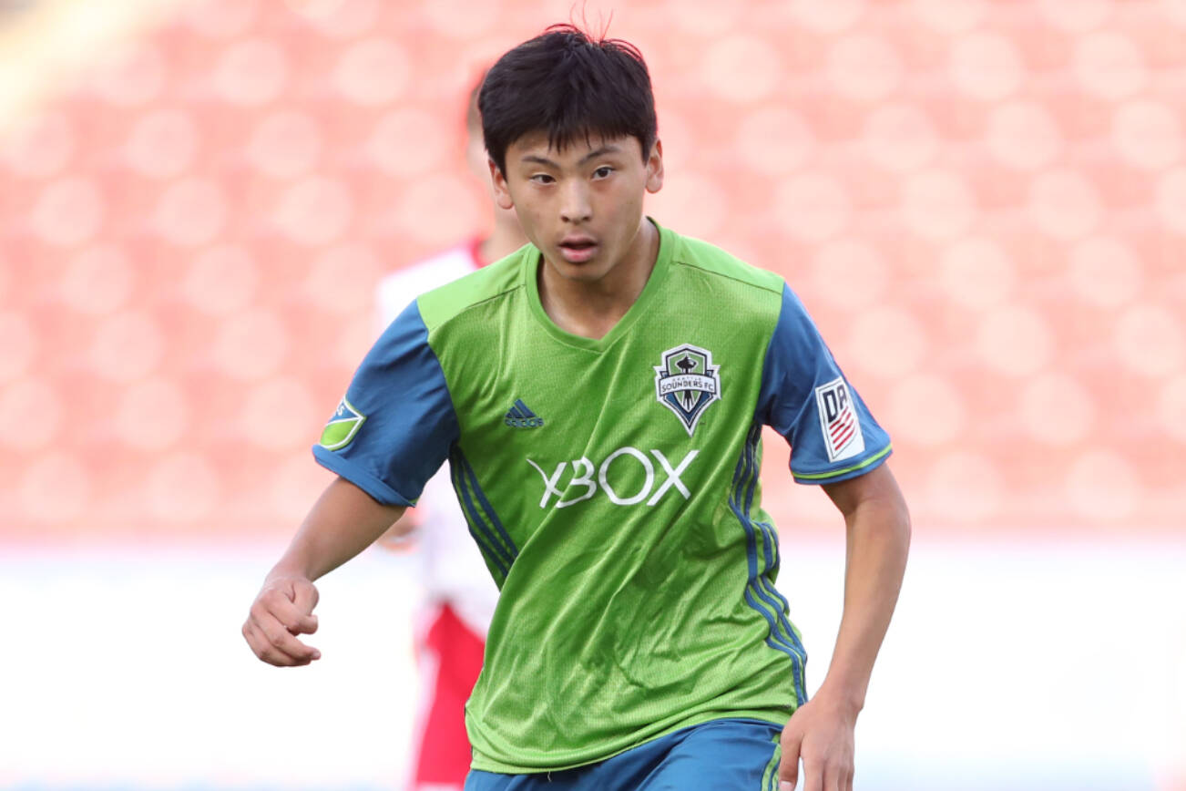 Sounders midfielder Sota Kitahara, an Edmonds-Woodway graduate. (Sounders FC photo)