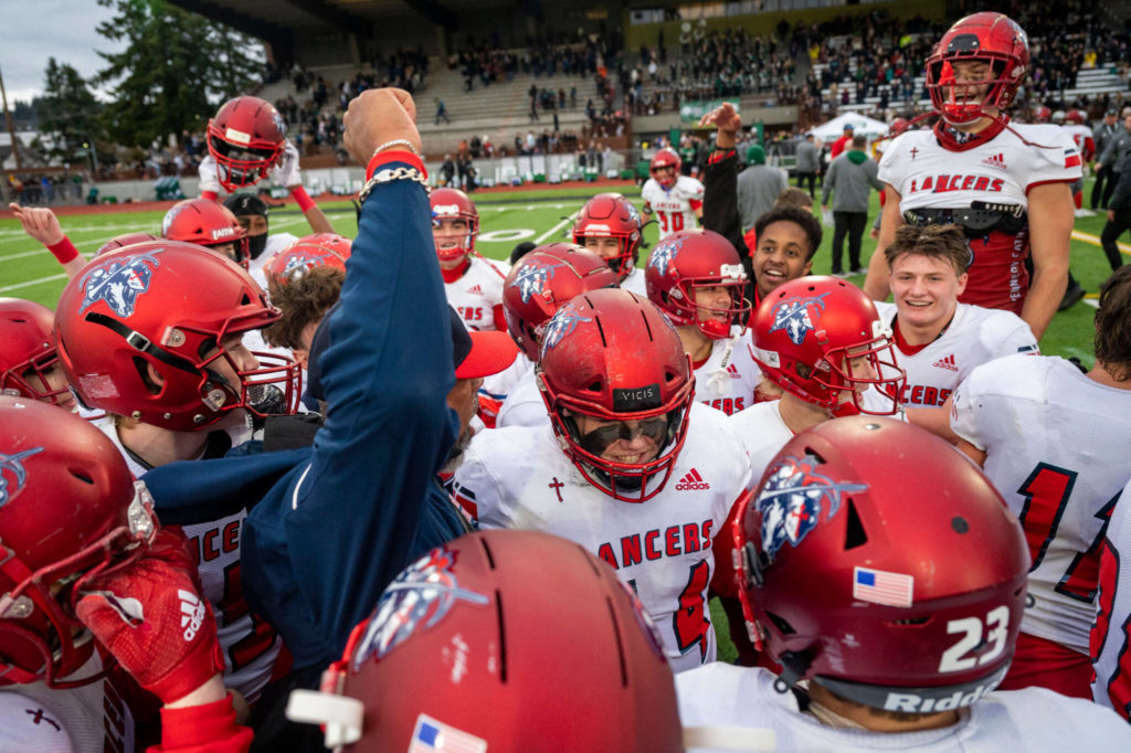Kennedy Catholic is making its second state championship game appearance and its first at the 4A level. (Pete Caster/The News Tribune)

