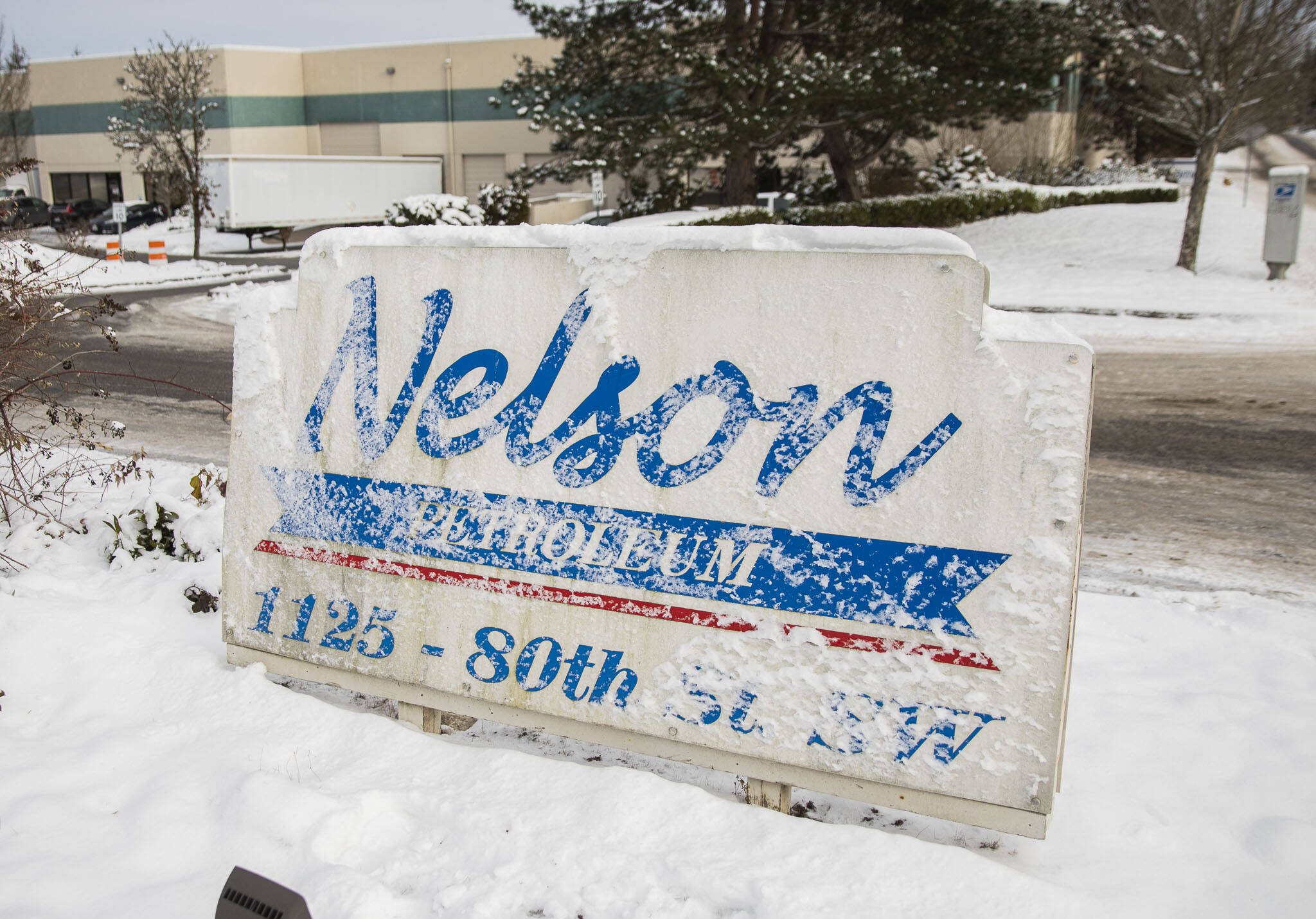 Nelson Petroleum on Thursday, Dec. 22, 2022 in Everett, Washington. (Olivia Vanni / The Herald)