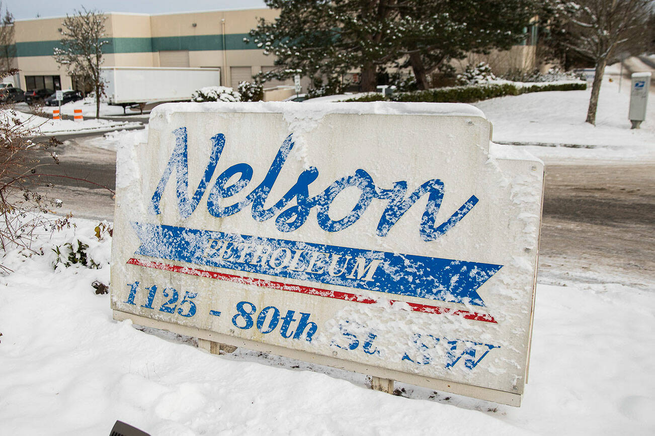Nelson Petroleum on Thursday, Dec. 22, 2022 in Everett, Washington. (Olivia Vanni / The Herald)