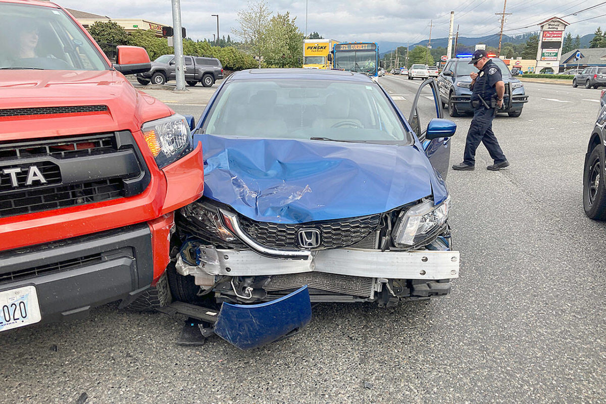 A suspected drunk driver allegedly collided with several vehicles on U.S. 2 on Aug. 21, 2021 near Chain Lake Road in Monroe.