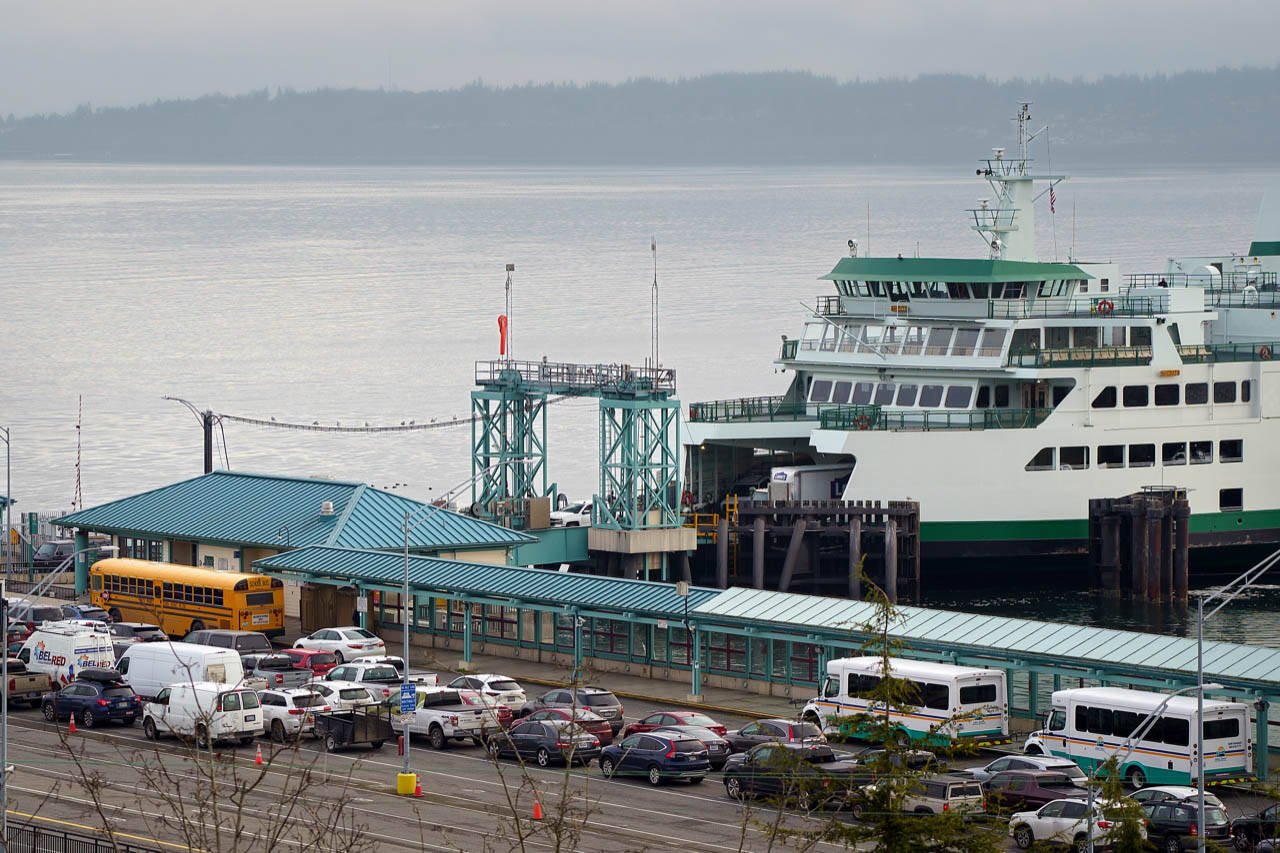 Photo by David Welton
A federal grant will help pay for the cost of adding a charging station to the Clinton ferry terminal.