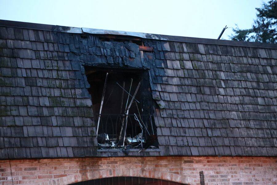 One man suffered second degree burns after a house fire on Thursday morning, Feb. 16, in Marysville. (Marysville Fire District)