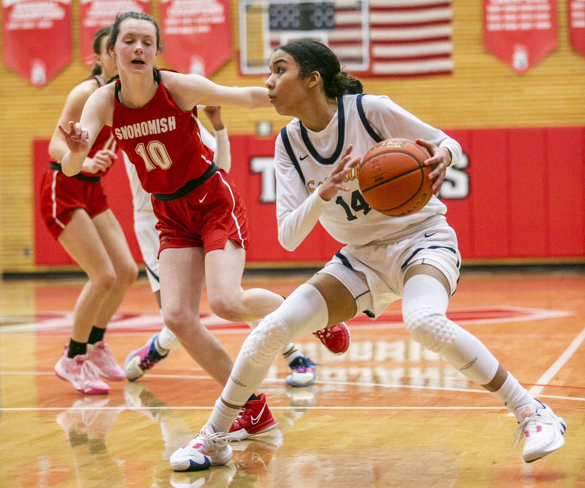 Trick shots on the court, Herald Community Newspapers