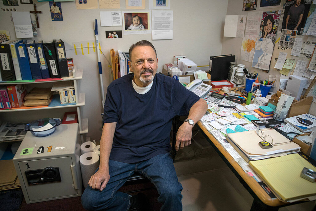 The rent on Hal Zack’s one-bedroom apartment in Lynnwood, Washington has more than tripled since he moved in over two decades ago. His pension has not kept pace. (Lizz Giordano / Herald file)
