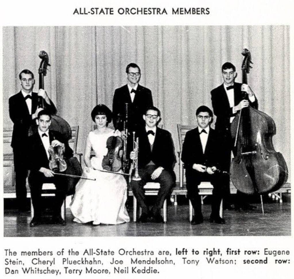 Cheryl Harris, then Cheryl Plueckhahn, pictured in a 1967 yearbook. (Family photo)
