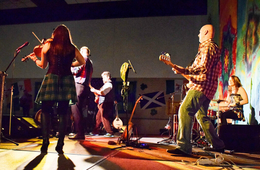 Stark Raving Plaid will perform a St. Patrick’s Day show Friday, March 17, at Shawn O’Donnell’s in Everett, Washington. (Scott Johnston)
