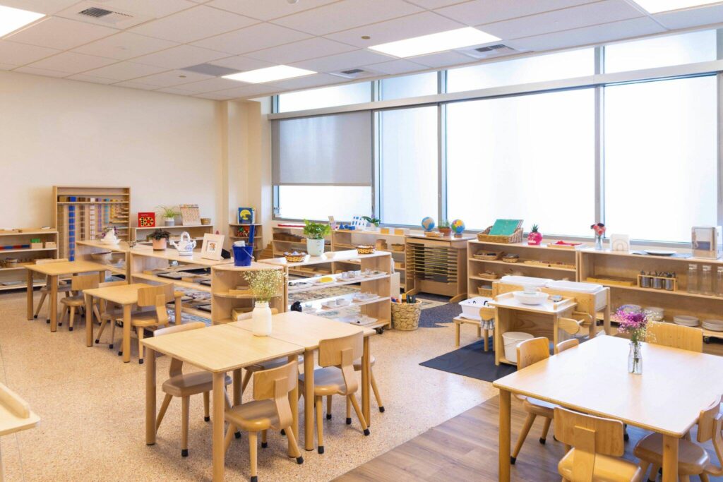 A classroom inside the Bezos Academy in Everett. (Courtesy photo)
