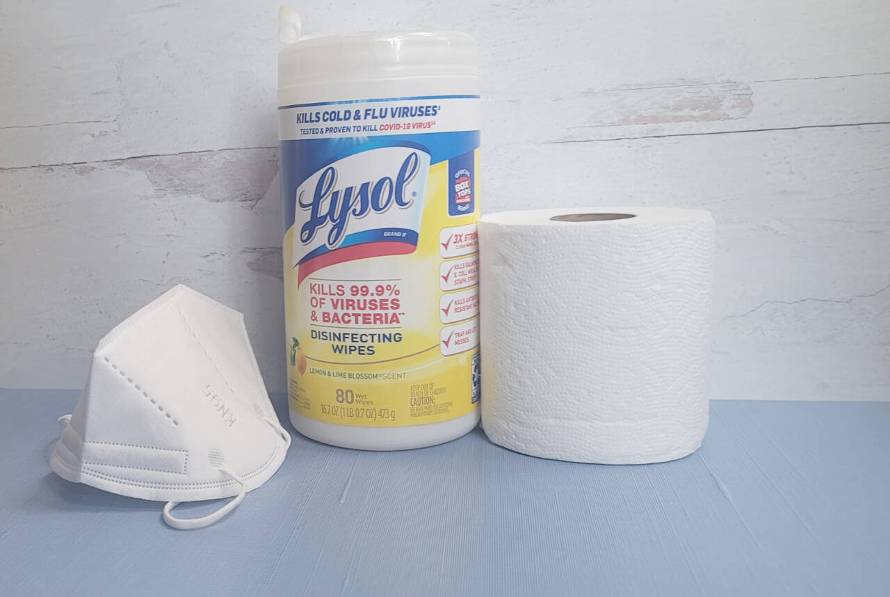 Three years after the pandemic began, simple items like masks, disinfecting wipes and toilet paper stir up deep memories. (Jennifer Bardsley)