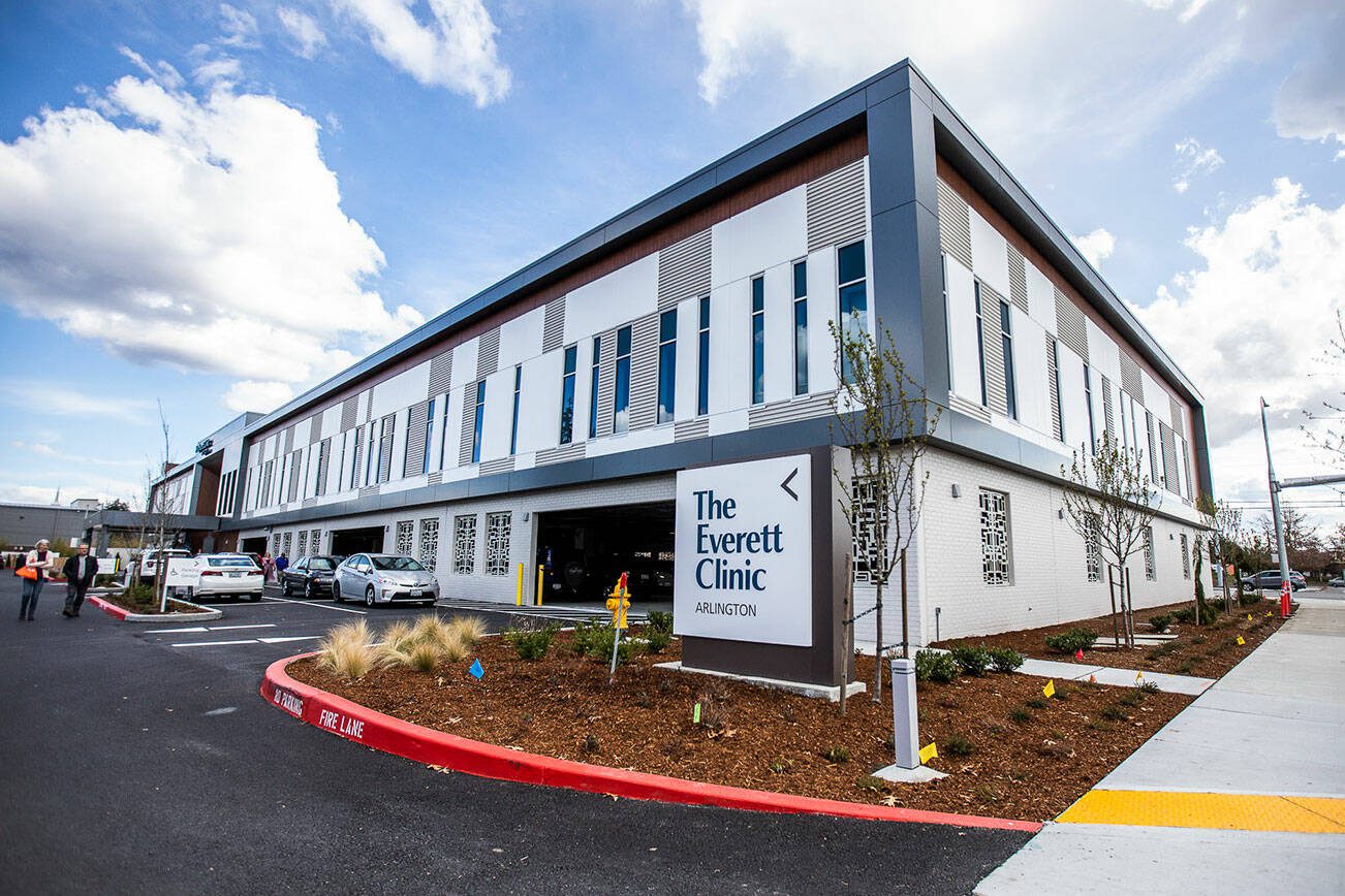 The new Arlington Everett Clinic on Monday, March 27, 2023 in Arlington, Washington. (Olivia Vanni / The Herald)