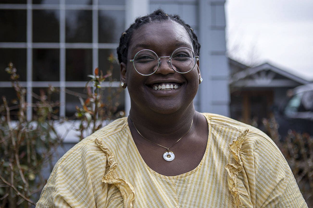 Jeanette Westover poses for a photo at her home in Snohomish, Washington on Tuesday, March 28, 2023. (Annie Barker / The Herald)