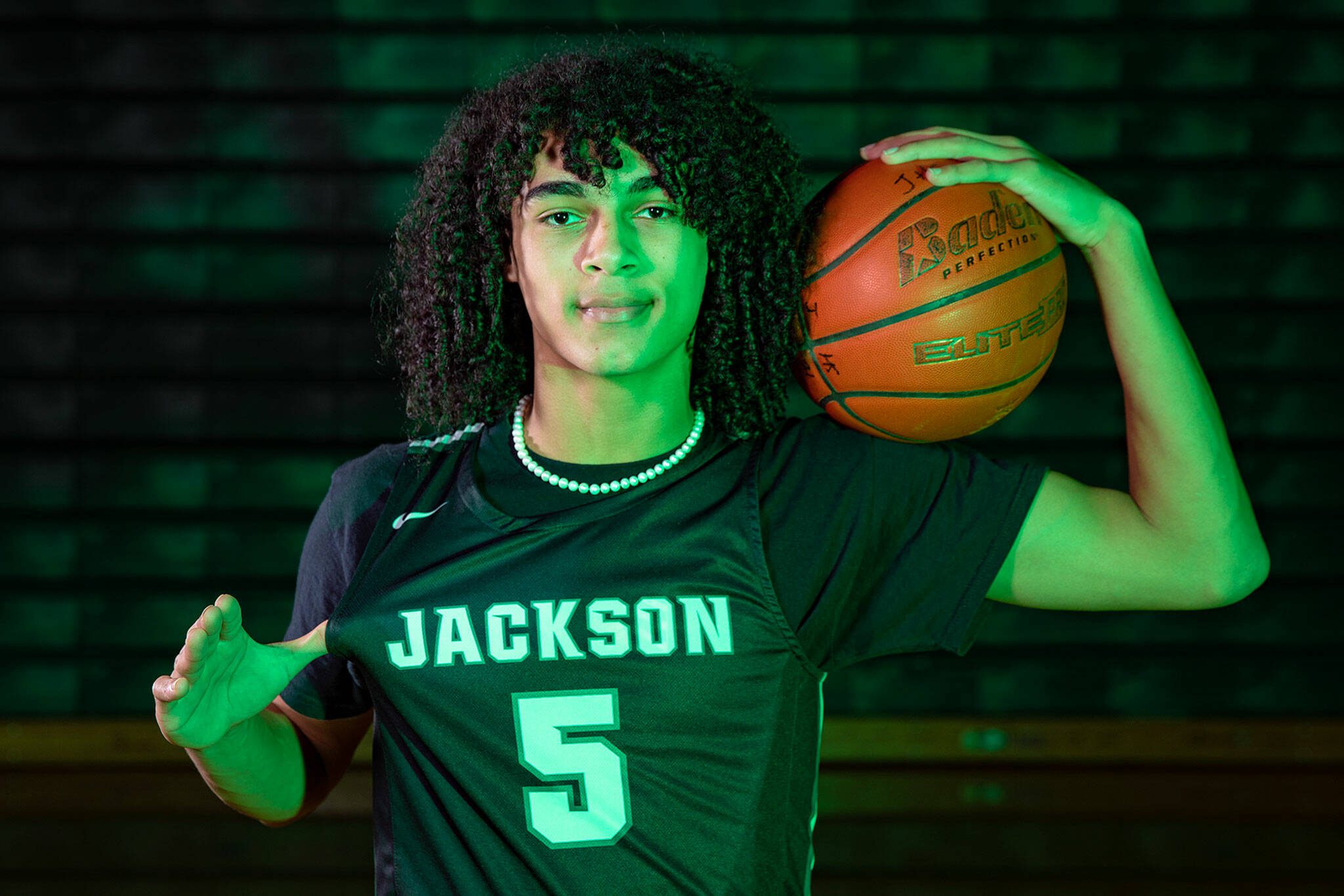 Jackson senior Sylas Williams is The Herald’s 2022-23 Boys Basketball Player of the Year. (Ryan Berry / The Herald)
