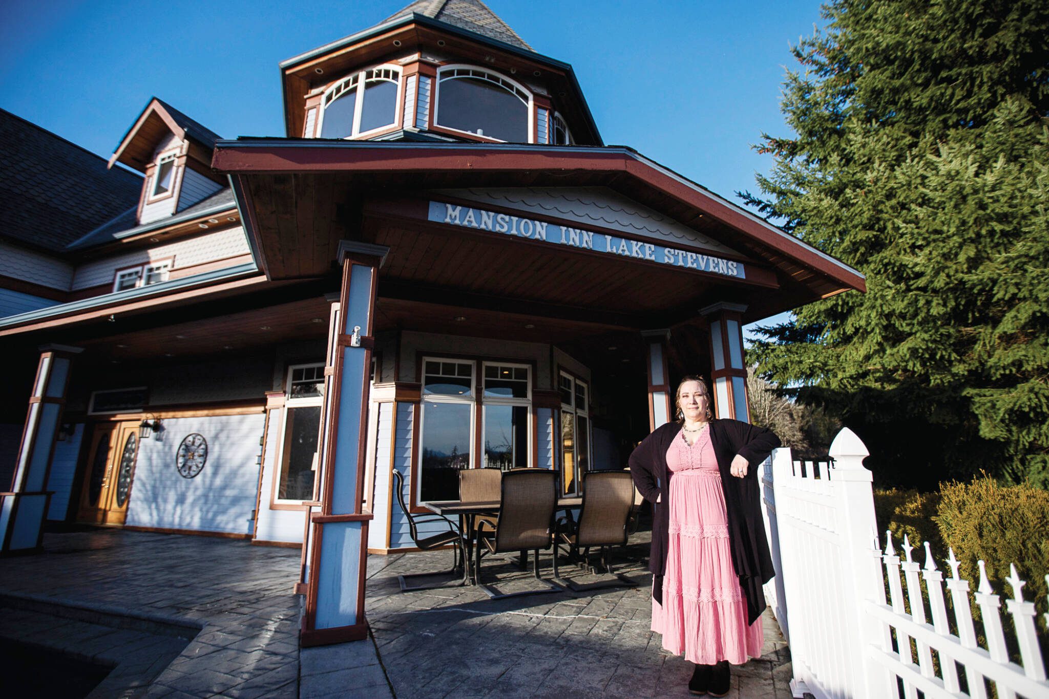 Jessica Miguel is manager and caretaker of the Mansion Inn in Lake Stevens. (Olivia Vanni / The Herald)