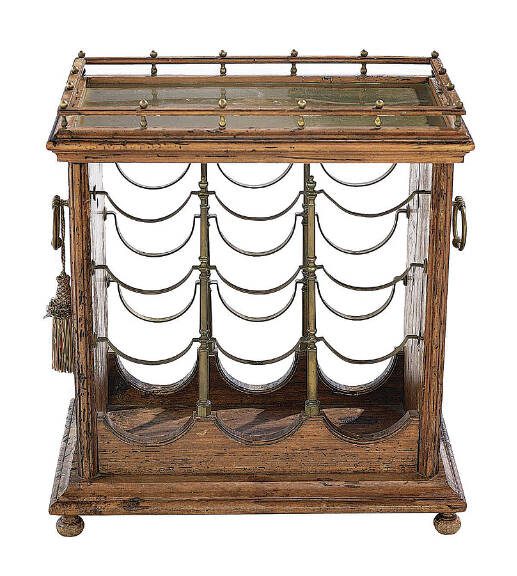 Although it was made in the 20th century, this wine rack brings Regency style into a modern setting.