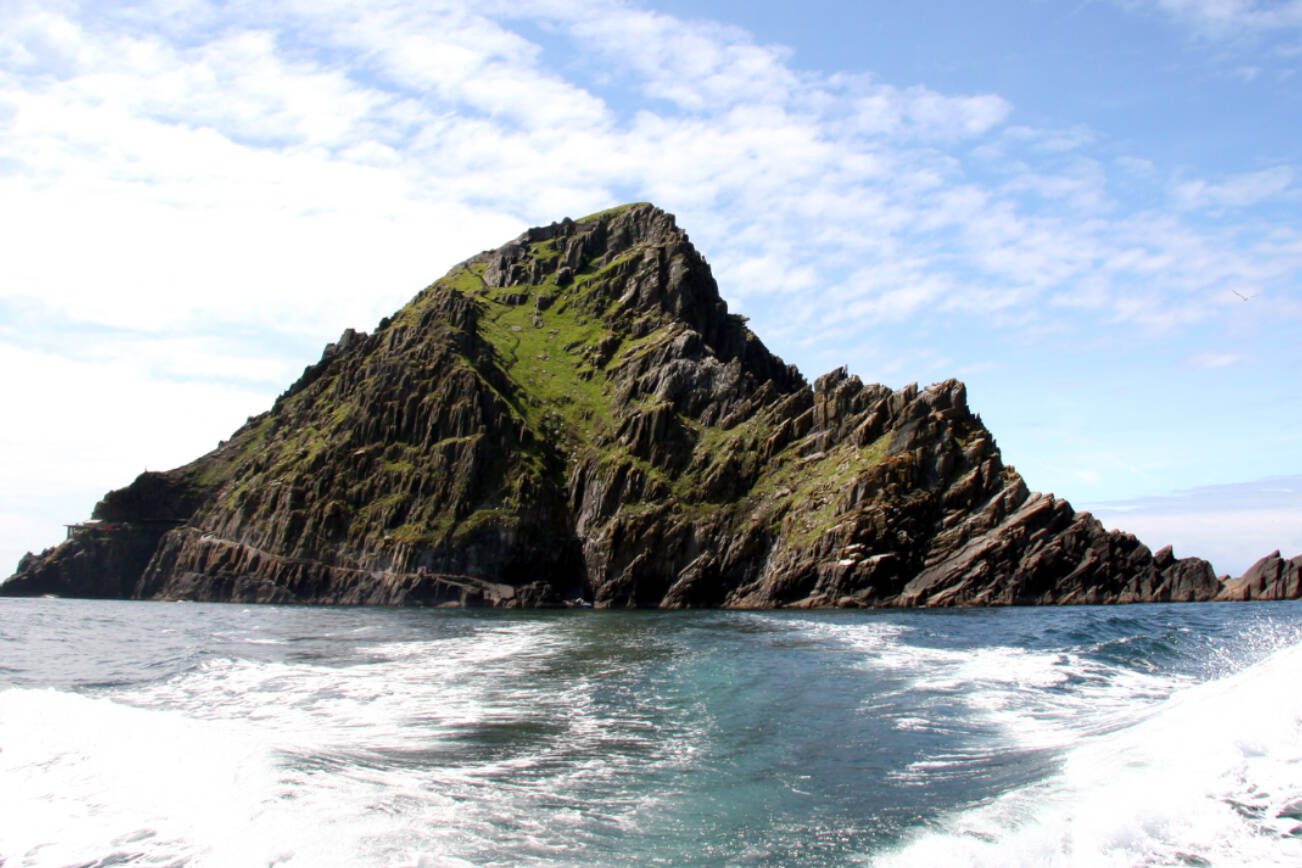 Hardy tourists visit the island of Skellig Michael, off the Ring of Kerry, where monks helped keep literacy alive in the Dark Ages.