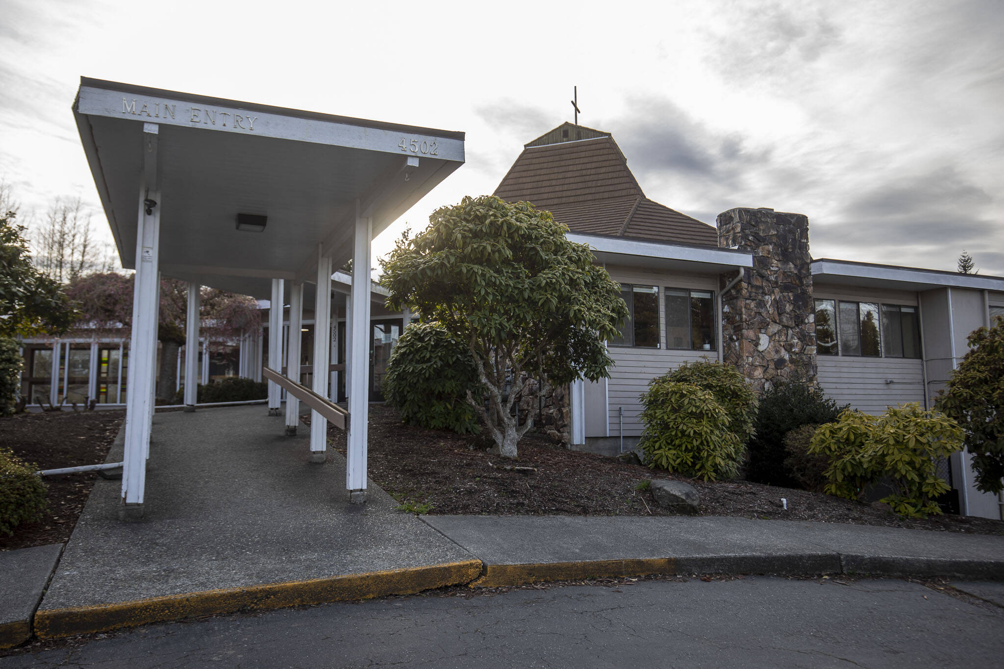 Hope Church in Everett, Washington on Wednesday, April 5, 2023. (Annie Barker / The Herald)
