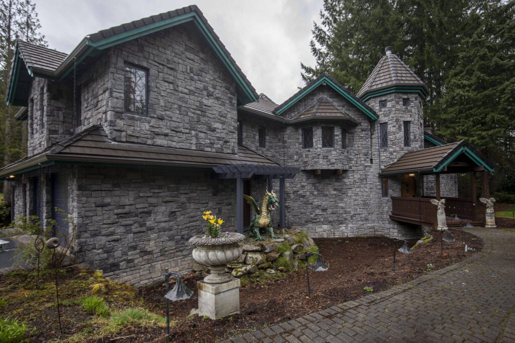 High Rock Castle in Monroe. (Annie Barker / The Herald)
