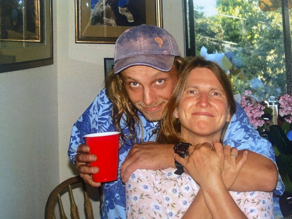 Alan Paulsen, left, poses with a family member. (Photo courtesy of Dave Somers)
