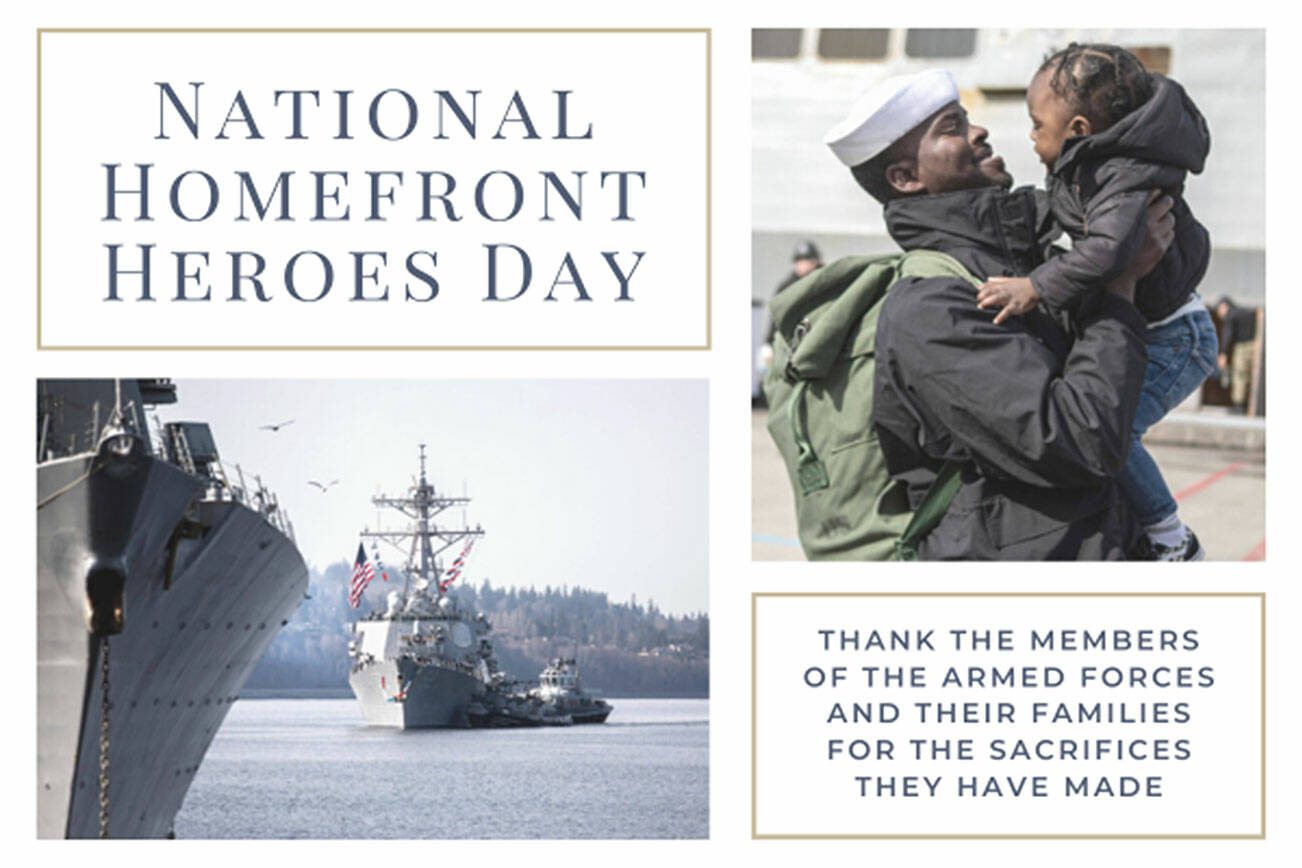 Today is Homefront Heroes Day