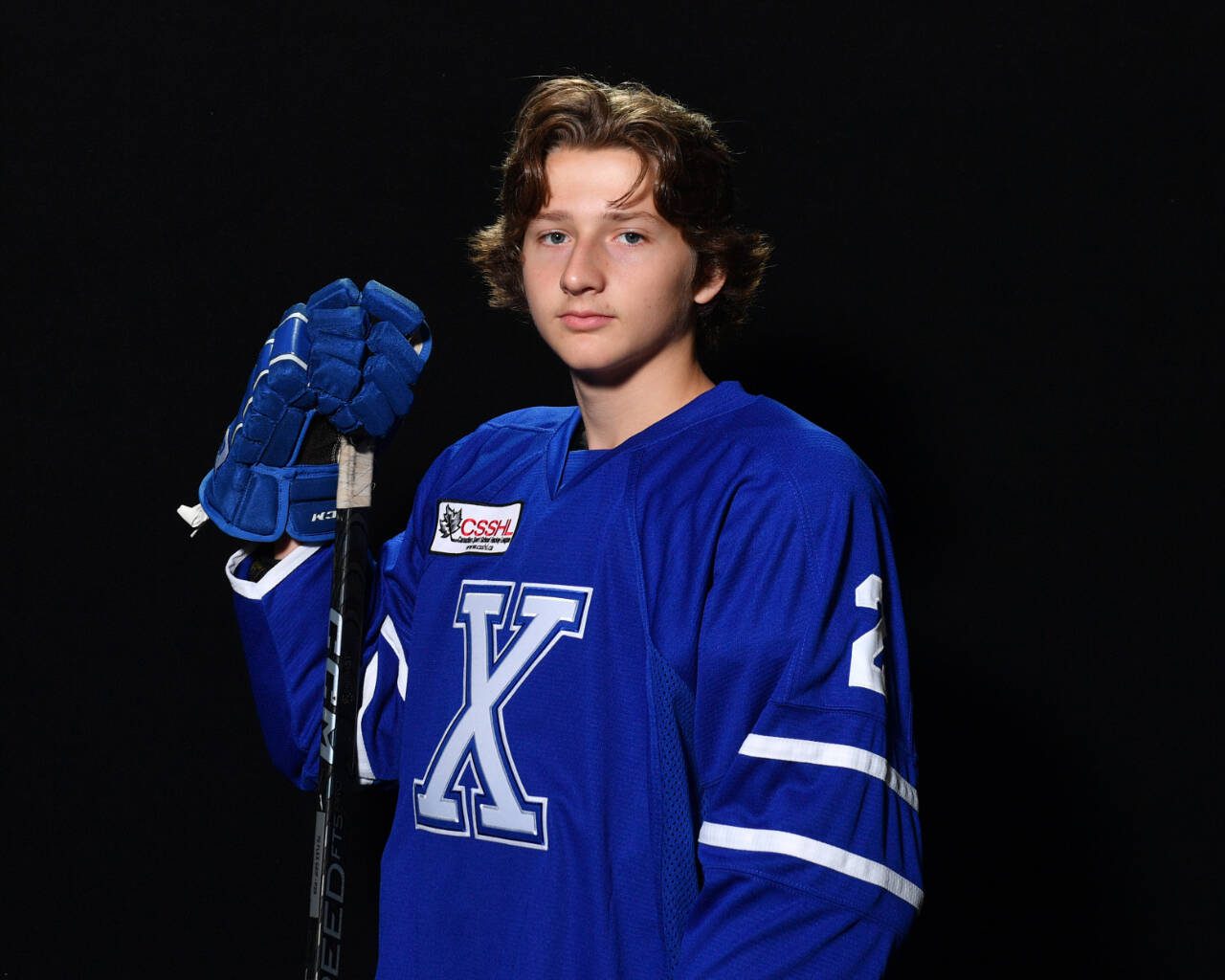 Northern Alberta Xtreme U15 Prep defenseman Brett Liske. The Silvertips selected Liske 10th overall in the WHL prospects draft on Thursday, May 11, 2023. (Photo provided by Silvertips)